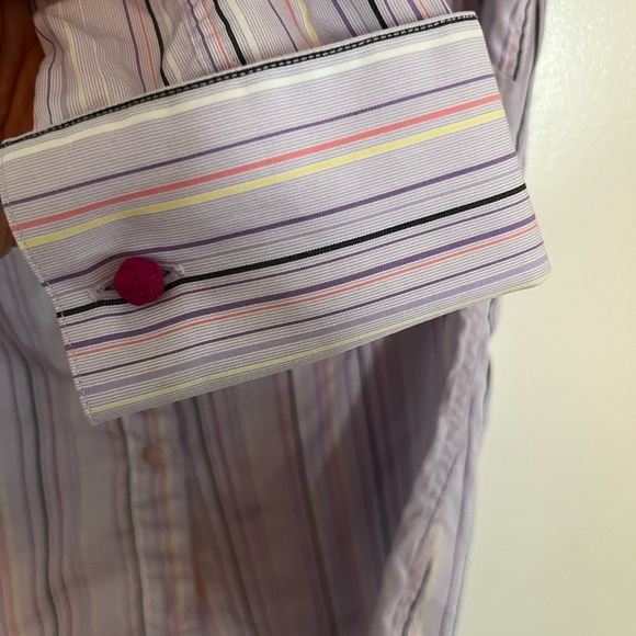 Thomas Pink purple striped button down - Picture 4 of 4